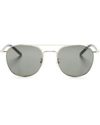 Montblanc - Tinted Round-Frame Sunglasses - Lyst