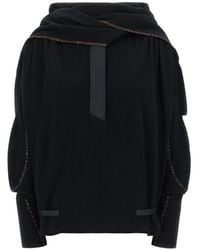 Kiko Kostadinov - Petrel Draped Sweater - Lyst