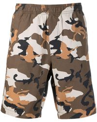 WOOD WOOD - Camouflage-print Elasticated-waistband Shorts - Lyst
