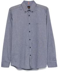 BOSS - Button-Down Overhemd - Lyst
