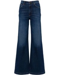 Twin Set - Logo-Engraved Buttons Jeans - Lyst