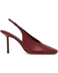 STUDIO AMELIA - Sierra Square-Toe Slingback Pumps - Lyst