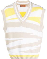 Missoni - Knitted Zebra-print Vest - Lyst