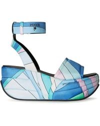 PUCCI - Ami 90Mm Platform Sandals - Lyst