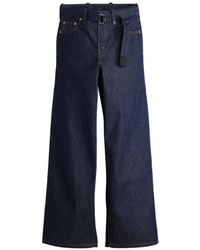 Sacai - X Levi's Belted Wide-Leg Jeans - Lyst