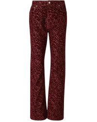 Rabanne - Laser Print Baggy Trousers - Lyst
