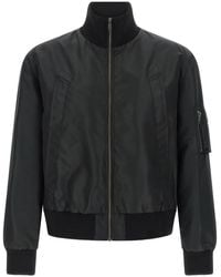 MM6 by Maison Margiela - High-Neck Bomber Jacket - Lyst