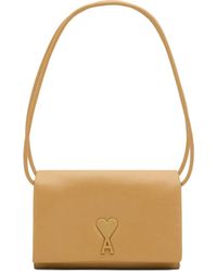 Ami Paris - Cowhide Leather Voulez-Vous Wallet On Strap - Lyst