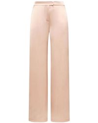 Maliparmi - Shiny Cady Straight-Leg Trousers - Lyst