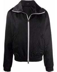 Amiri - Zip-Up Satin Track Jacket - Lyst