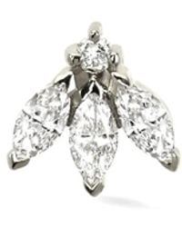 Lark & Berry - 14Kt Veto Blossom Diamond Stud Earring - Lyst
