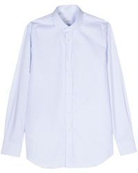 Brioni - Spread-collar Cotton Shirt - Lyst