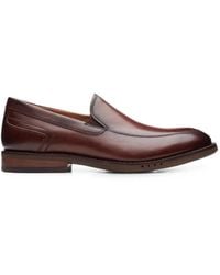 Clarks - Un Hugh Step Leather Loafers - Lyst