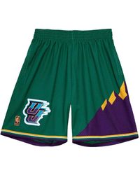Mitchell & Ness - X Nba Utah Jazz 1996 Swingman Shorts - Lyst