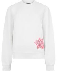 DSquared² - Hibiskus-Pullover Mit Rundhalsausschnitt - Lyst