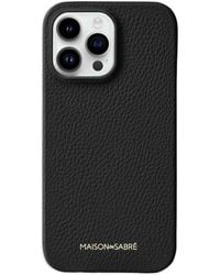 Maison De Sabre - Iphone 15 Pro Max Leather Phone Case - Lyst