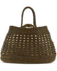Dragon Diffusion - Santa Cano Woven-Leather Tote Bag - Lyst