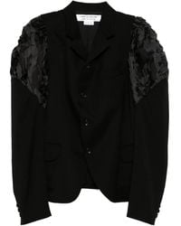 Comme des Garçons - Ruffled-Sleeve Blazer - Lyst