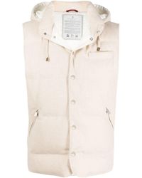 Brunello Cucinelli - Goose Down Padded Gilet - Lyst