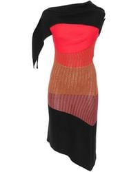 Kiko Kostadinov - Colour-Block Asymmetric Midi Dress - Lyst