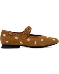 Camper - Casi Myra Floral-Detail Ballet Flats - Lyst