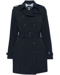Save The Duck - Trench Audrey con cintura - Lyst