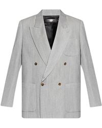 Amiri - Double-Breasted Blazer - Lyst