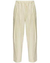 Maison Margiela - Relaxed Fit Trousers With Pleat Detailing - Lyst