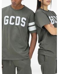 Gcds - Camiseta con franja del logo - Lyst