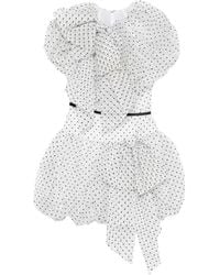 Viktor & Rolf - Pumpkin Polka-Dot Mini Dress - Lyst