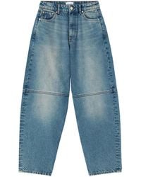 Ganni - Jeans Mit Kontrasteinsätzen - Lyst