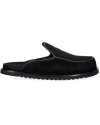 Filling Pieces - Suede Slip-On Mules - Lyst