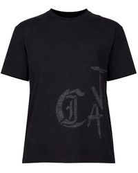 Just Cavalli - Letter Graphic T-Shirt - Lyst