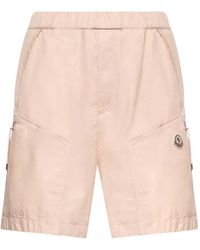 Moncler - Logo-Patch Cargo Shorts - Lyst