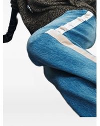 Hellessy - Libby Velvet-Stripe Bow-Detail Jeans - Lyst