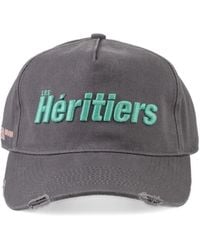 LES HÉRITIERS - Logo-Embroidered Baseball Cap - Lyst