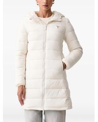 Guess - Hooded Padded Coat - Lyst