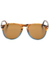 Persol - Po9649s Pilot-frame Sunglasses - Lyst