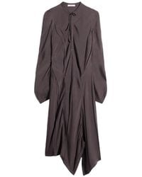 Lemaire - Creased Bias Dress - Lyst