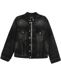 Haikure - Zip-Up Denim Jacket - Lyst