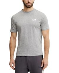 EA7 - Logo-Print Short-Sleeve T-Shirt - Lyst