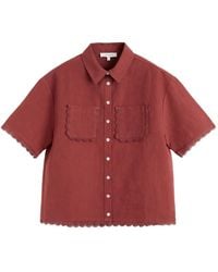 Chinti & Parker - Scallop-Trim Shirt - Lyst