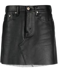 Junya Watanabe - Mini-Rok Van Imitatieleer - Lyst