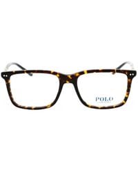 Polo Ralph Lauren - Rectangle-Frame Glasses - Lyst