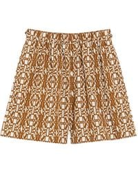 Max Mara - High-Rise Shorts Taiga Aus Baumwolle - Lyst