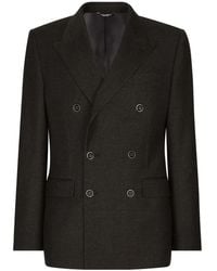 Dolce & Gabbana - Double-Breasted Blazer - Lyst