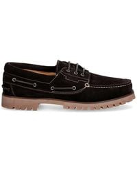 GANT - Suede Boat Shoes - Lyst