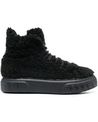 Casadei - Ecosheep Lace-Up Combat Boots - Lyst