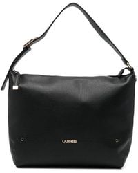CafeNoir - Logo-Plaque Pebbled Shoulder Bag - Lyst