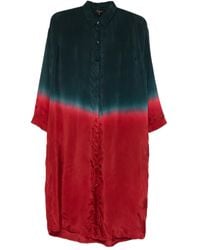 Yavi - Midi-Jurk Met Lange Mouwen - Lyst